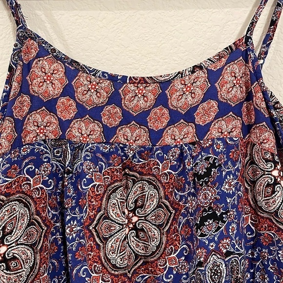 Cynthia Rowley Women’s Tank Top Large Sleepwear Colorful Floral Bohemian - Picture 3 of 9